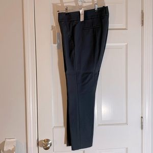 NWT LOFT Marisa Skinny in charcoal size 12